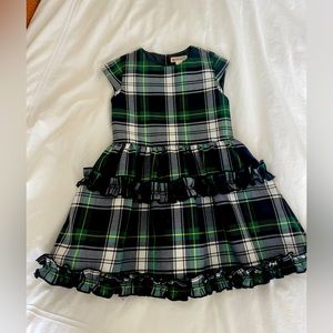 Crewcuts by Jcrew tartan plaid dress size 3 - fits a bit big